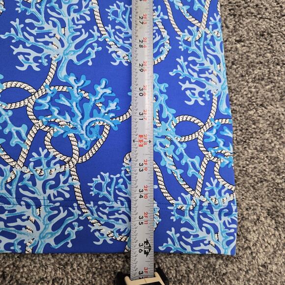 Lulu B Dress Blue Coral Reef Nautical Rope Print Sleevless Size M - Picture 8 of 8